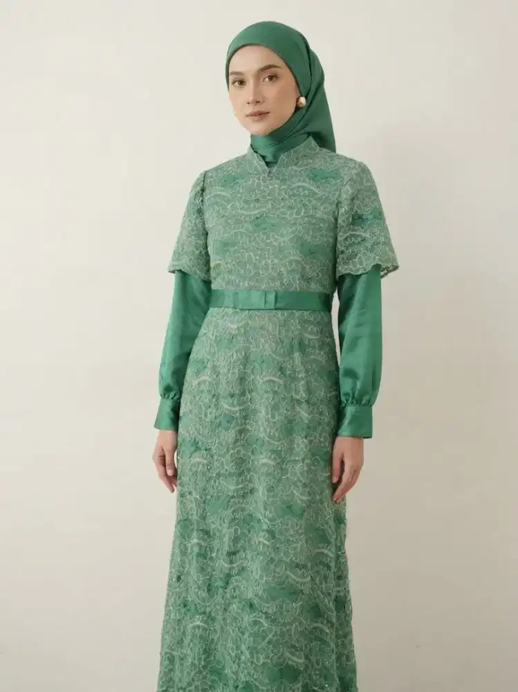 Gamis Dress Brukat Mewah