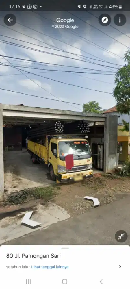 Disewakan Gudang ready di Jl Kyaitohir Raya Pedurungan Murah