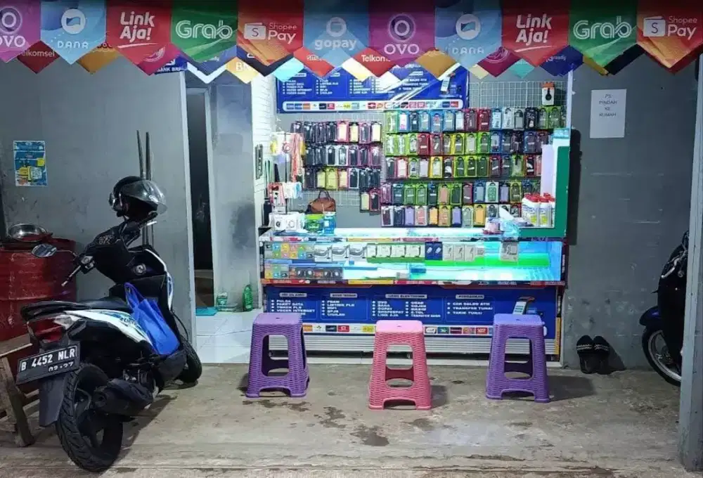 Perlengkapan dan aksesoris konter