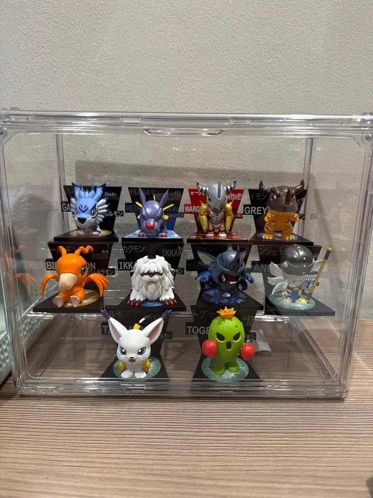 POPMART DIGIMON SET 10 LENGKAP ACTION FIGURE KOLEKSI MAINAN ORIGINAL