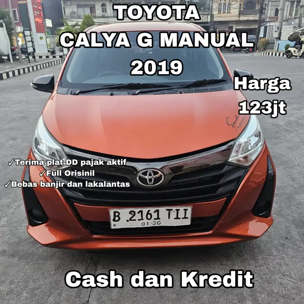 Terima plat DD !!! Calya G Manual 2019 warna orange metalik