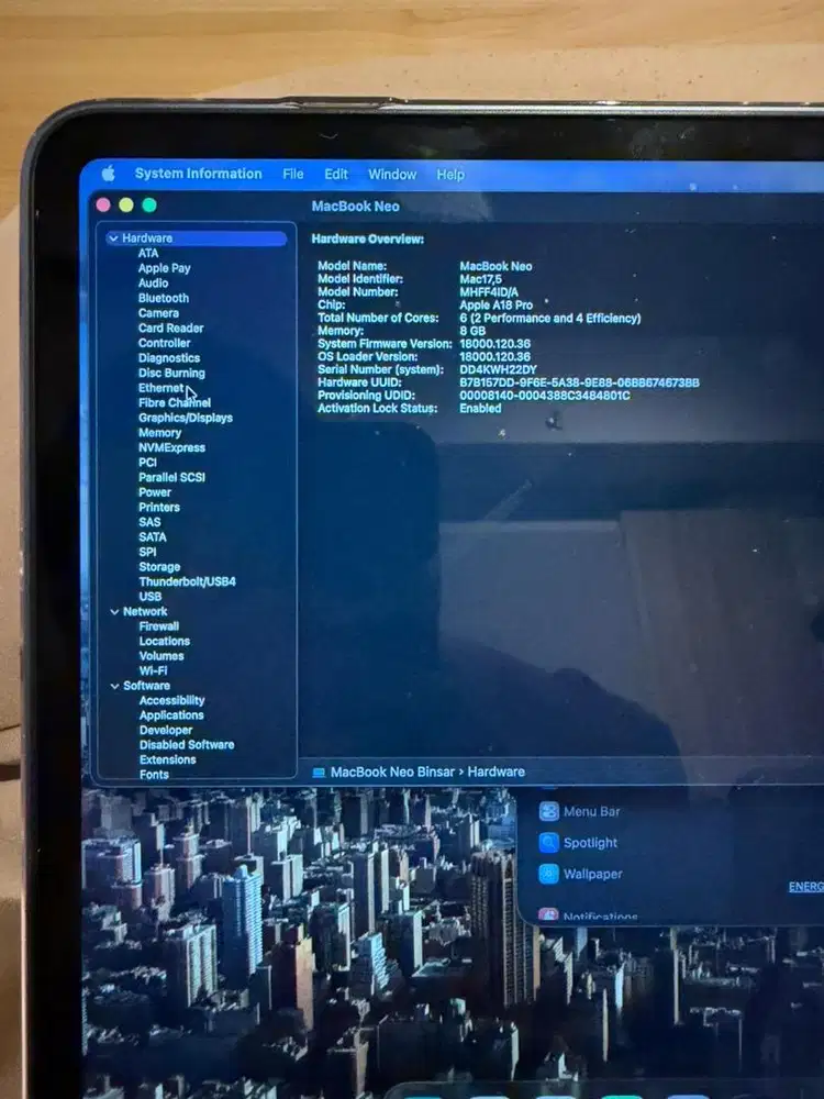 MACBOOK NEO INDIGO 8/256 NEGO