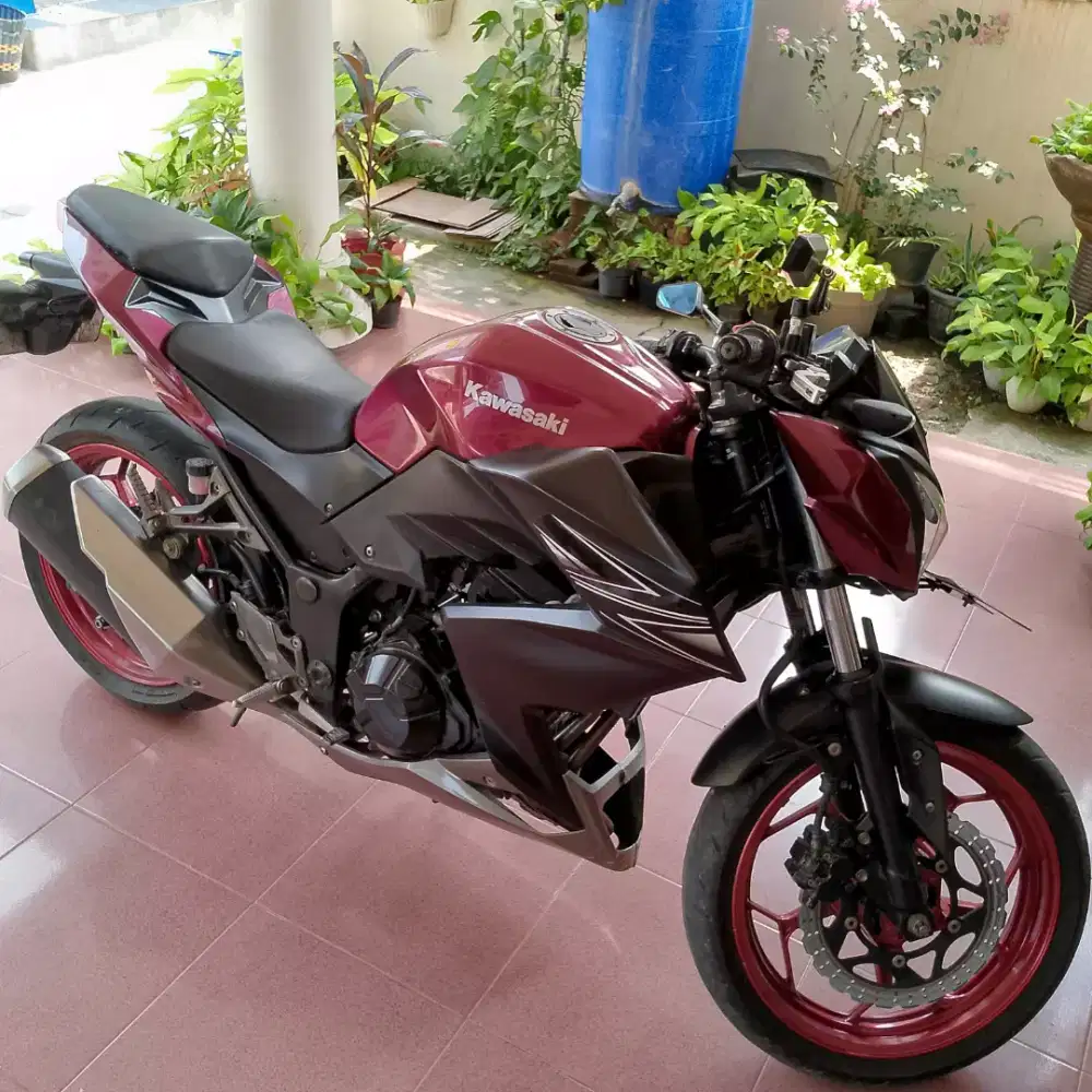 Kawasaki Z250 merah marun (bekas)