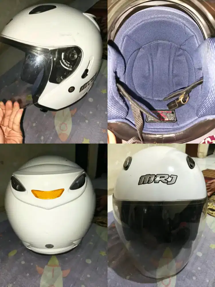Helm MRJ warna putih