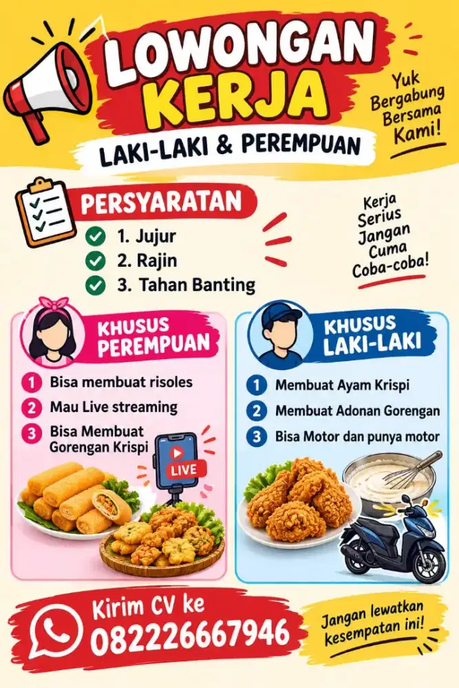 Bagi yang serius saja
