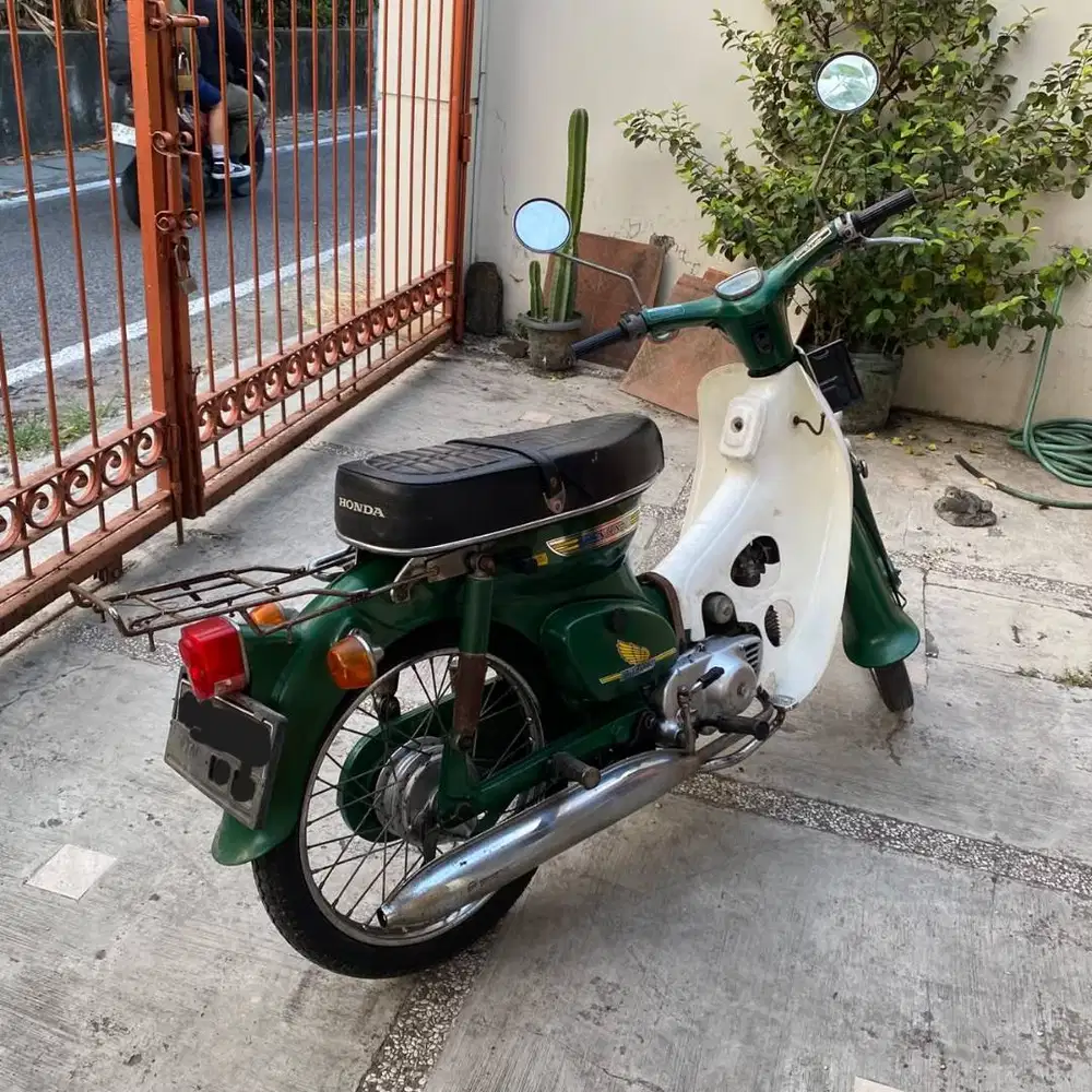 HONDA C70 TAHUN 1977 | WARNA HIJAU ORIGINAL JEPANG ORIGINAL PABRIK