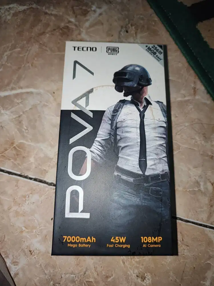 Dijual Tecno Pova 7 4g 8+8 extended ram 256gb rom, fullset ori nominus
