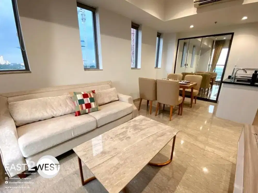 Apartemen Branz BSD City Tangerang 2 Badroom Fully Furnished Siap Huni Lokasi Strategis