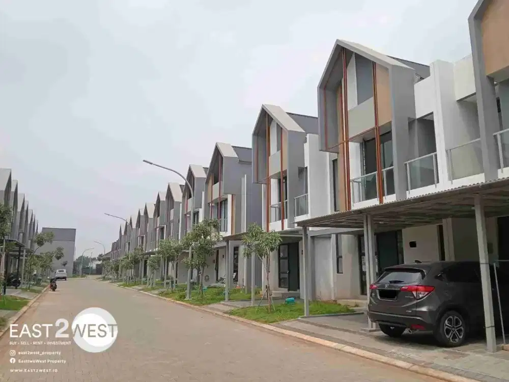 Jual Rumah Cluster Yuthica BSD City Tangerang Selatan Siap Huni Strategis