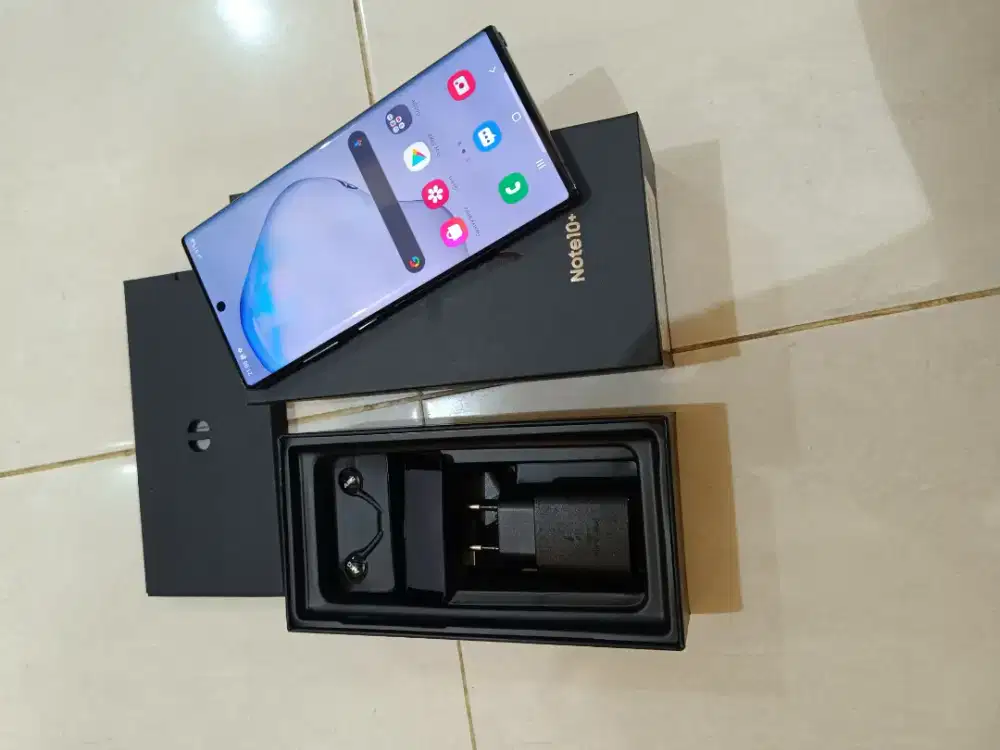 Samsung note 10 plus 12/256 Sein fullset mlusss 97% , lancarr jayaa