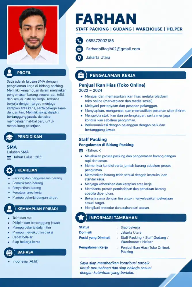 Cari lowongan kerja