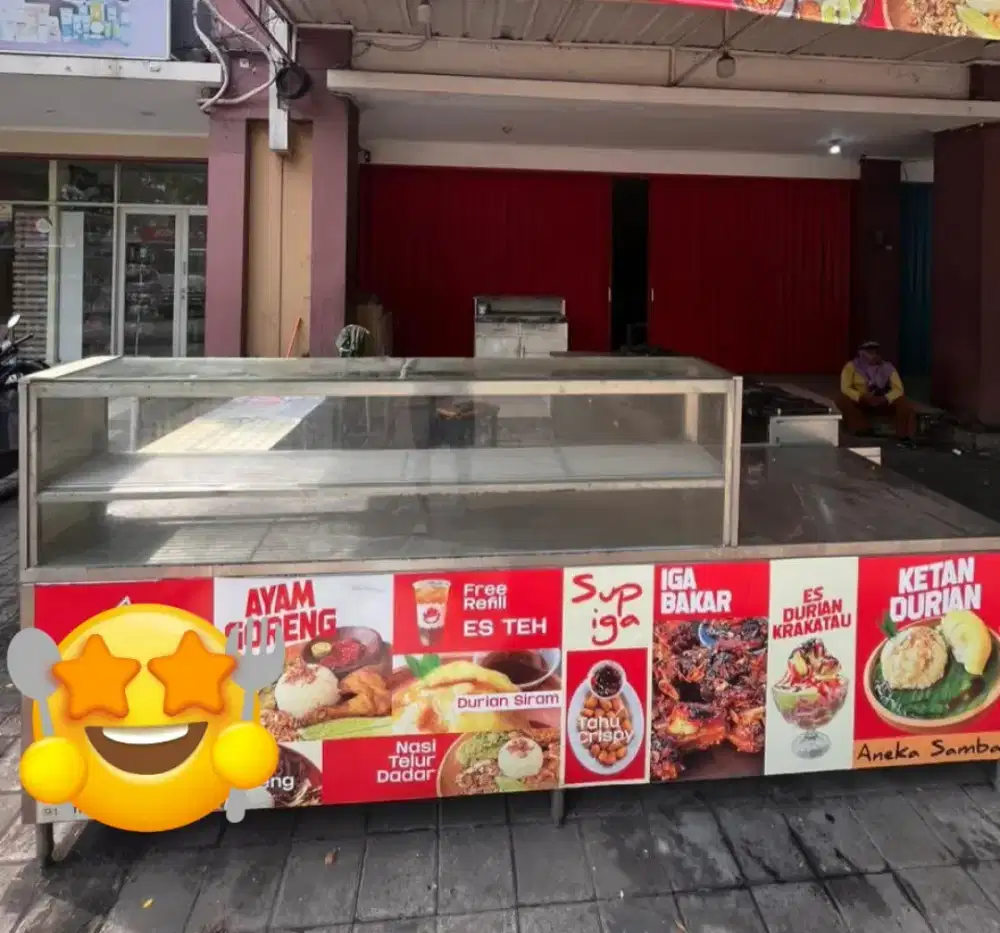 Jual murah peralatan  resto, kompor etalase stainless dan kompor