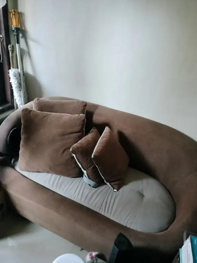 Sofa bluedruu coklat
