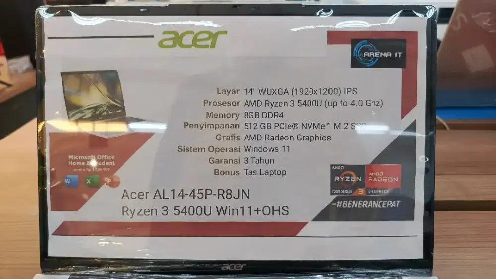 Laptop Acer AL14-45P-R8JN