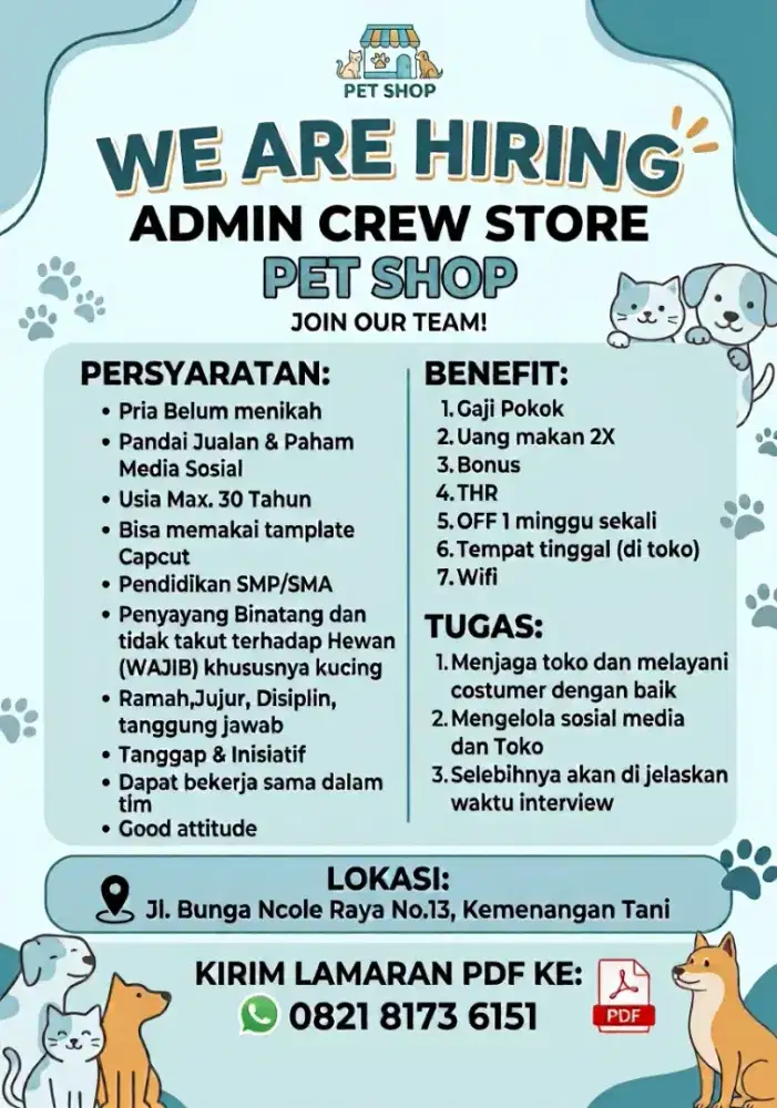 CREW STORE Pet Shop