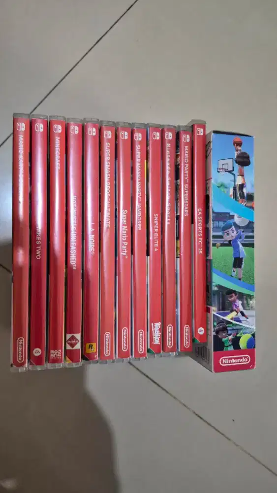 Kaset nintendo Switch (12 kaset ori)