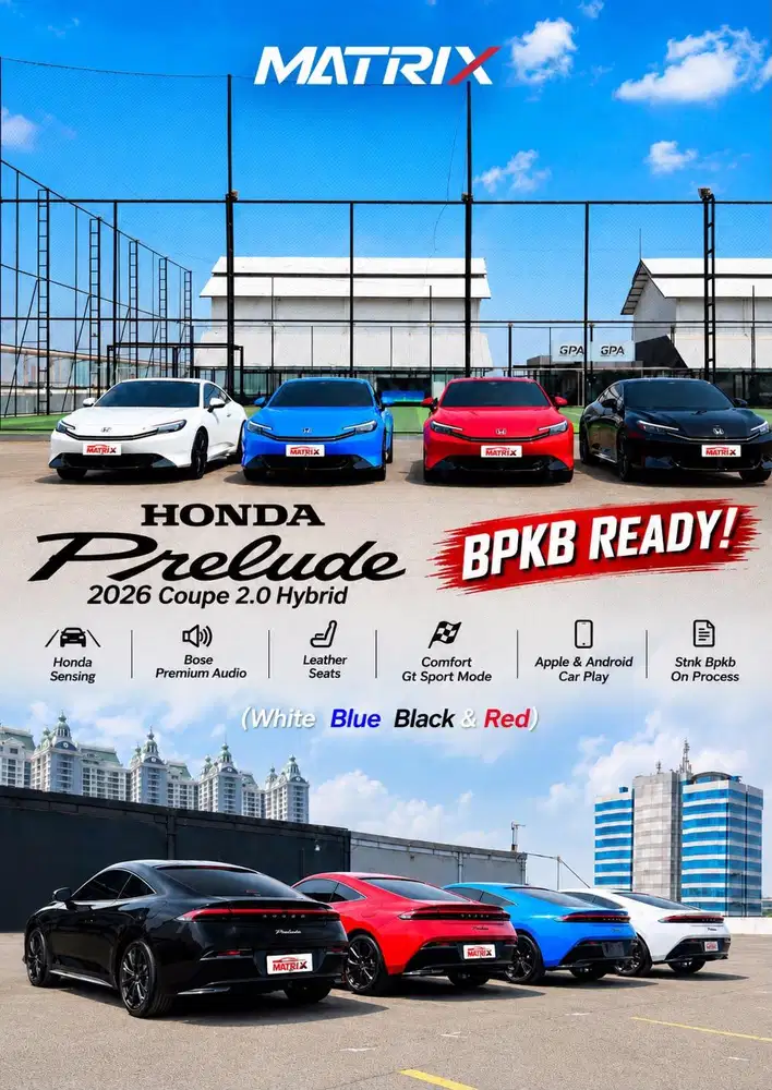 Honda Prelude Coupe 2.0 Nik 2026 White Siap pakai