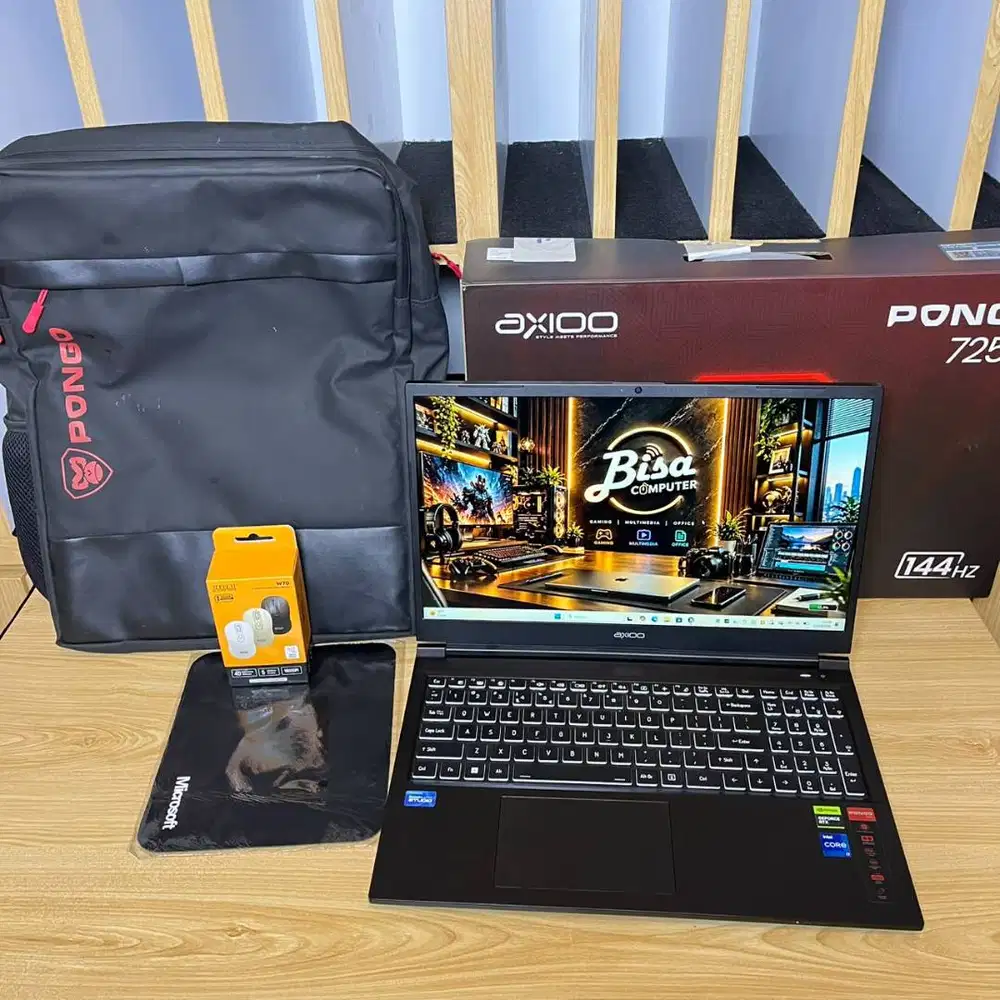 Axioo Pongo 725 V2 Core i7 13th Gen SSD 512gb Ram 16gb 14inchFHD 144Hz