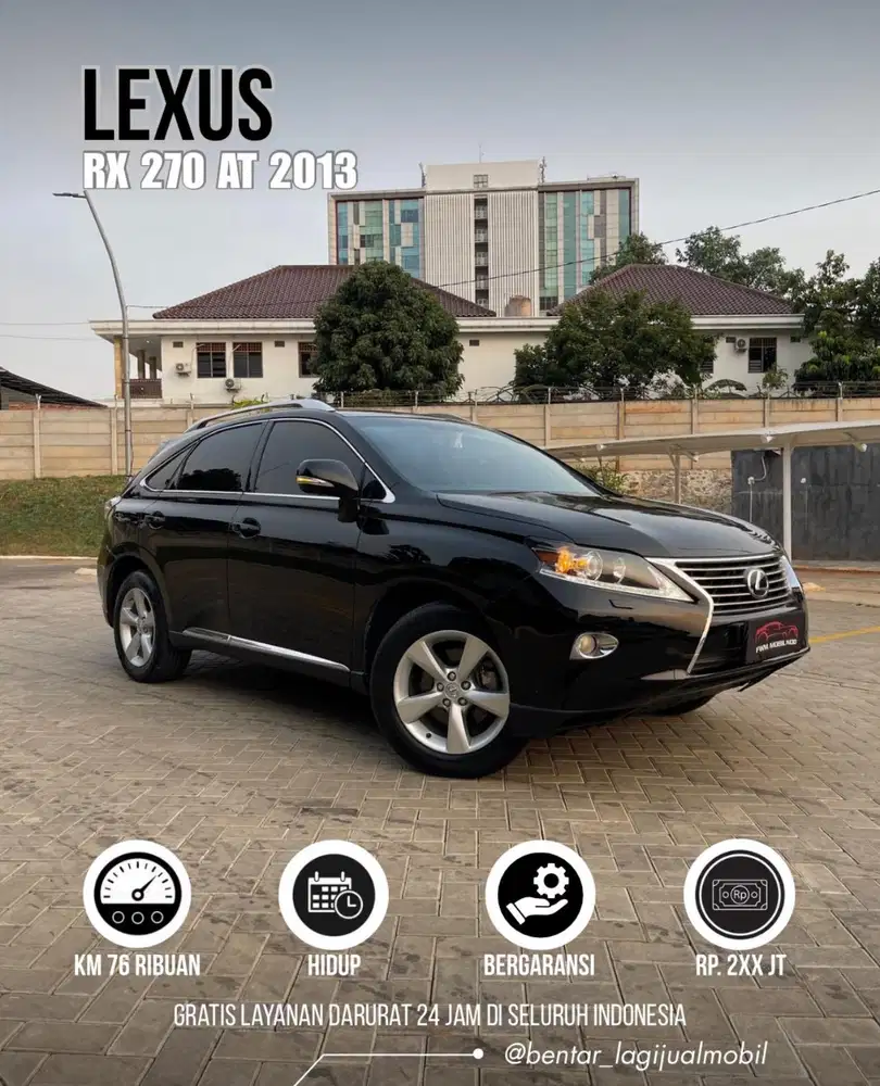 [TERMURAH] Lexus RX 270 AT 2013