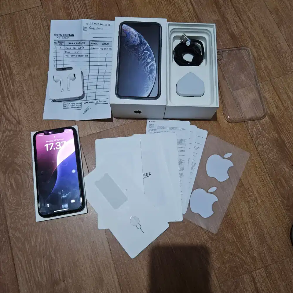 Iphone XR 128GB Hitam Inter all op