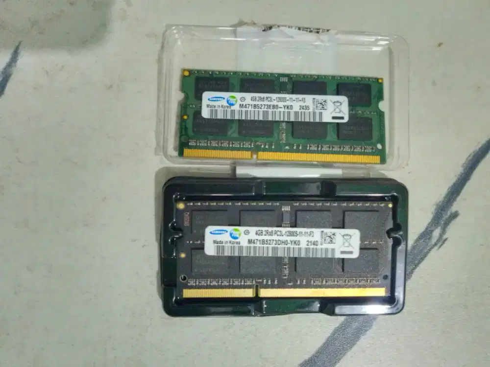 ram laptop 4gb ddr3 2 keping murah (total 8gb)