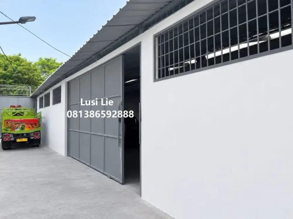Gudang Kapuk luas 1100m, office rapi akses truck