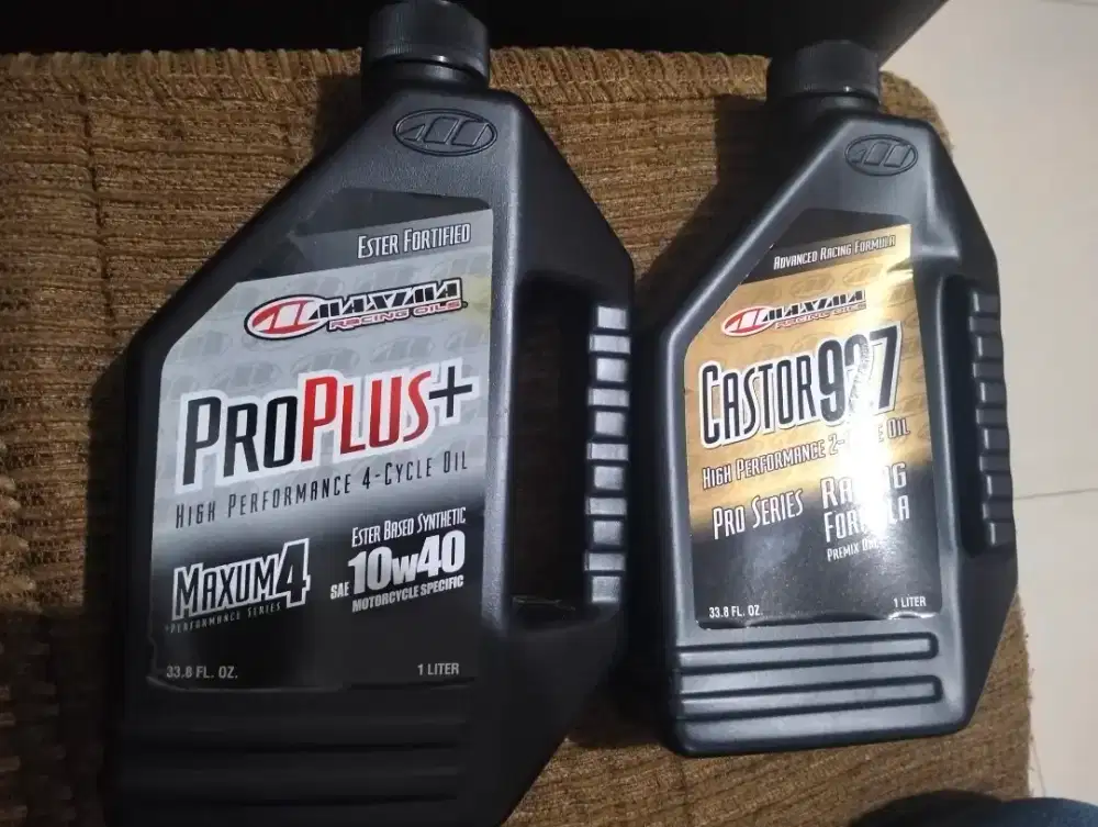 Oli Maxima pro plus+ dan Maxima Castor 927