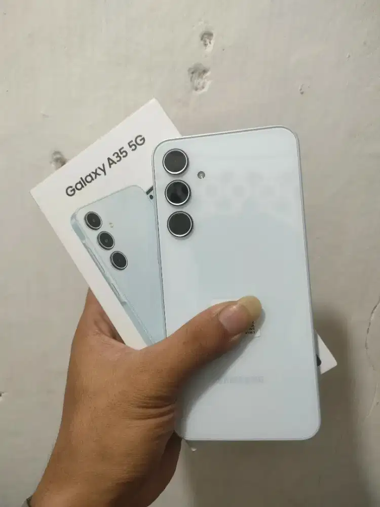 JUAL HP SAMSUNG GALAXY A35 5G RAM 8/256 KEL.HP+DUS+KABEL TRMSK FULSET