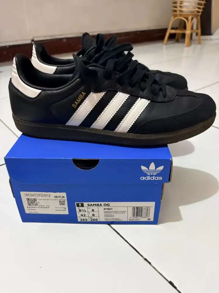 DIJUAL ADIDAS SAMBA OG ORIGINAL UK 42