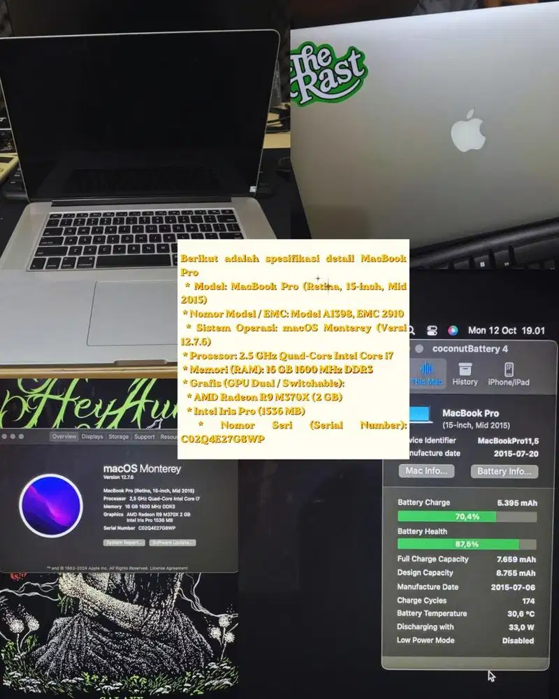 Macbook pro retina 15inch