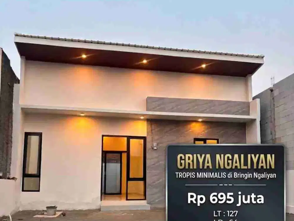 Rumah Siap Huni 1 Lantai Minimalis di Beringin Ngaliyan Semarang