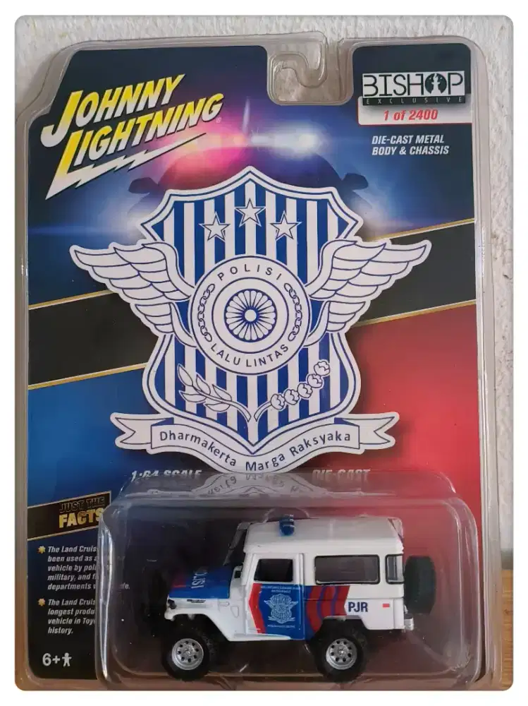 Johnny Lightning - Toyota Land Cruiser Polisi Lalu Lintas / PJR (1:64)