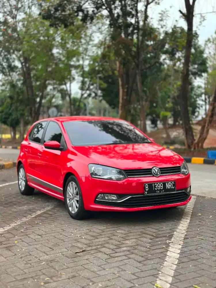 Volkswagen Polo TSI 1.2 Facelift 2017 Merah Matic / AT ISTIMEWA !!