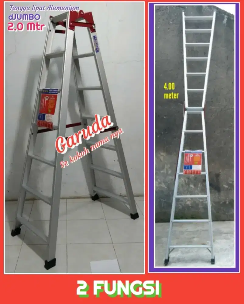 Tangga lipat alm GARUDA 2 Mtr