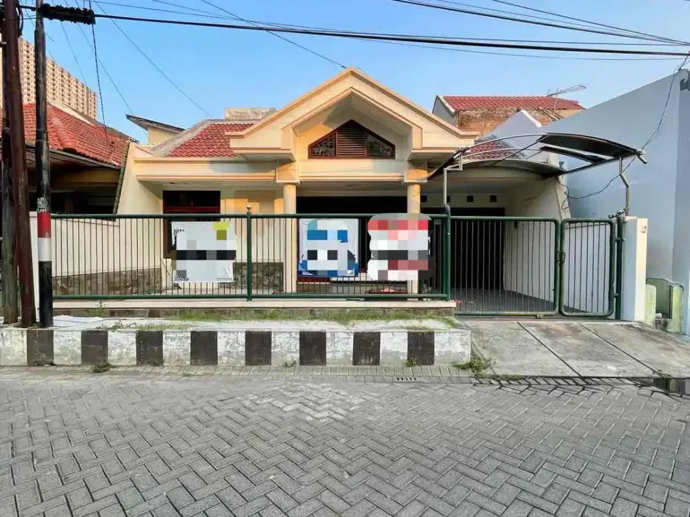 villa kalijudan indah jual murah rumah 1,5 lantai terawat surabaya timur