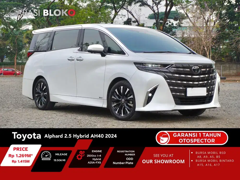 Toyota Alphard 2.5L Hybrid AH40 HEV 2024