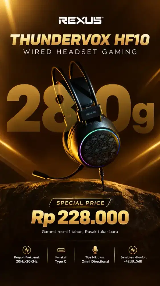 Headset rexus Thundervox HF10