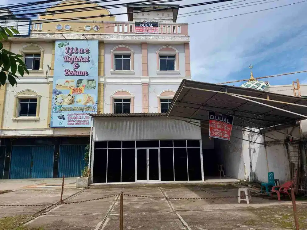 Dijual 2 unit ruko premium gandeng di jalan kol Burlian km 8 Palembang