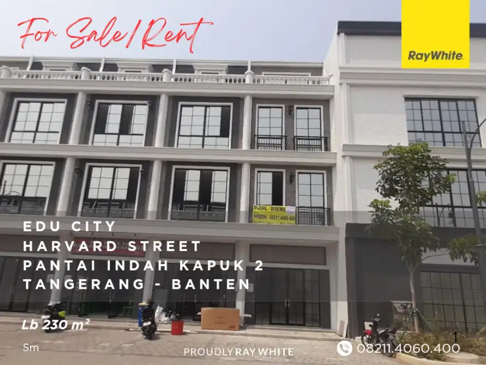Ruko Harvard Street -Brand New - Pantai Indah Kapuk 2 - Tangerang Banten