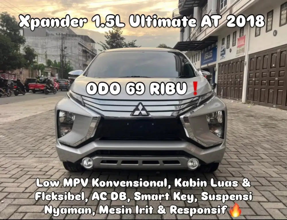 (TDP 35 JUTA!) Mitsubishi Xpander 1.5L Ultimate Automatic Silver 2018