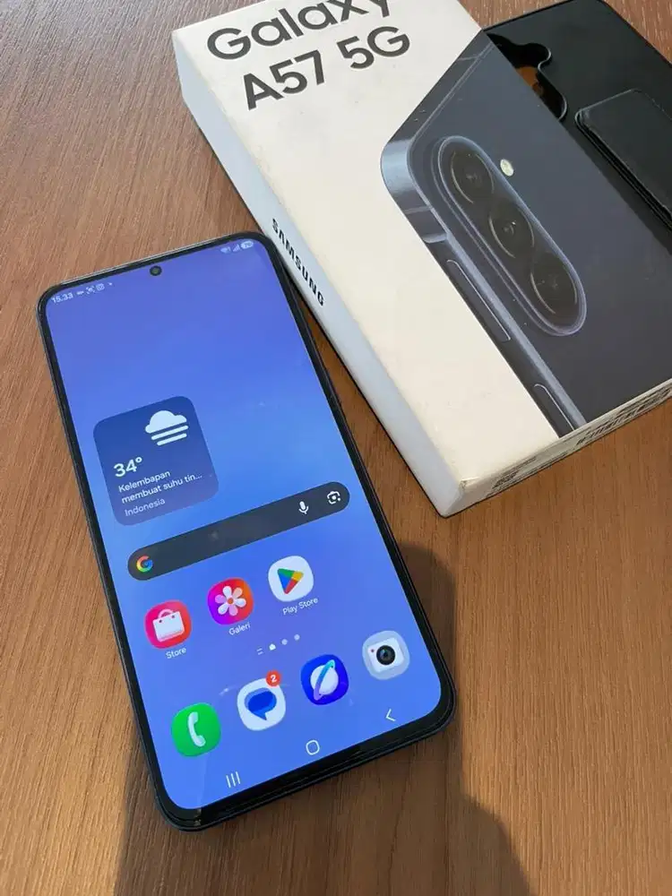 Samsung galaxy A57 garansi panjang 9 bulan super mulus