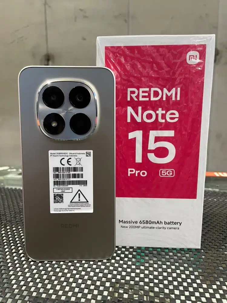 Redmi Note 15Pro 5G Fullset Mulus Original