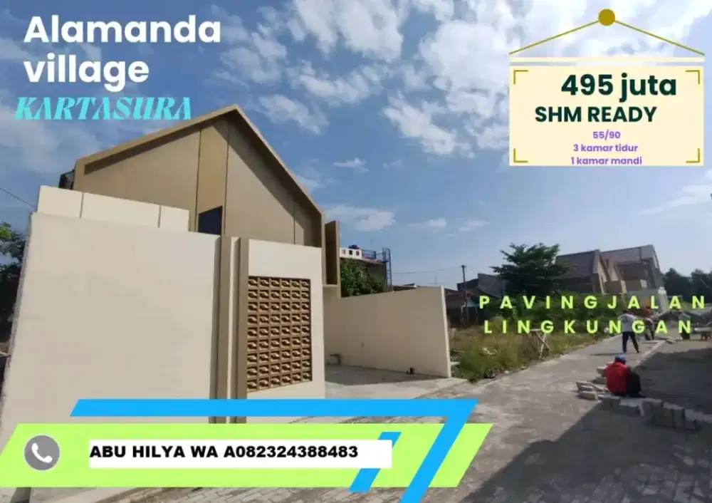 SELATAN SUPERINDO KARTASURA! HOT PROMO RUMAH ELIT NGEMPLAK KARTASURA