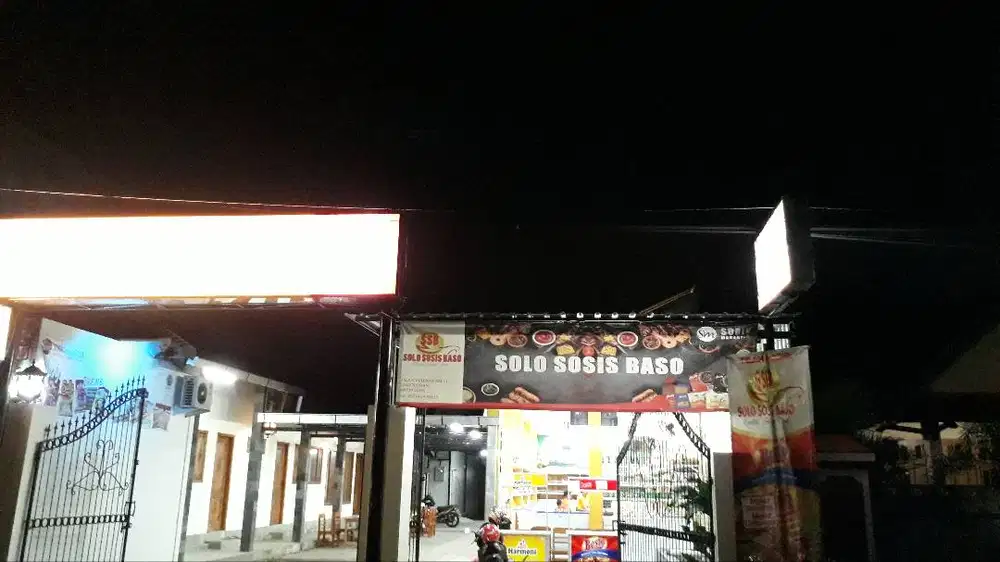 Nion box Shop sign papan nama menu huruf timbul letter Bendera MMT dll