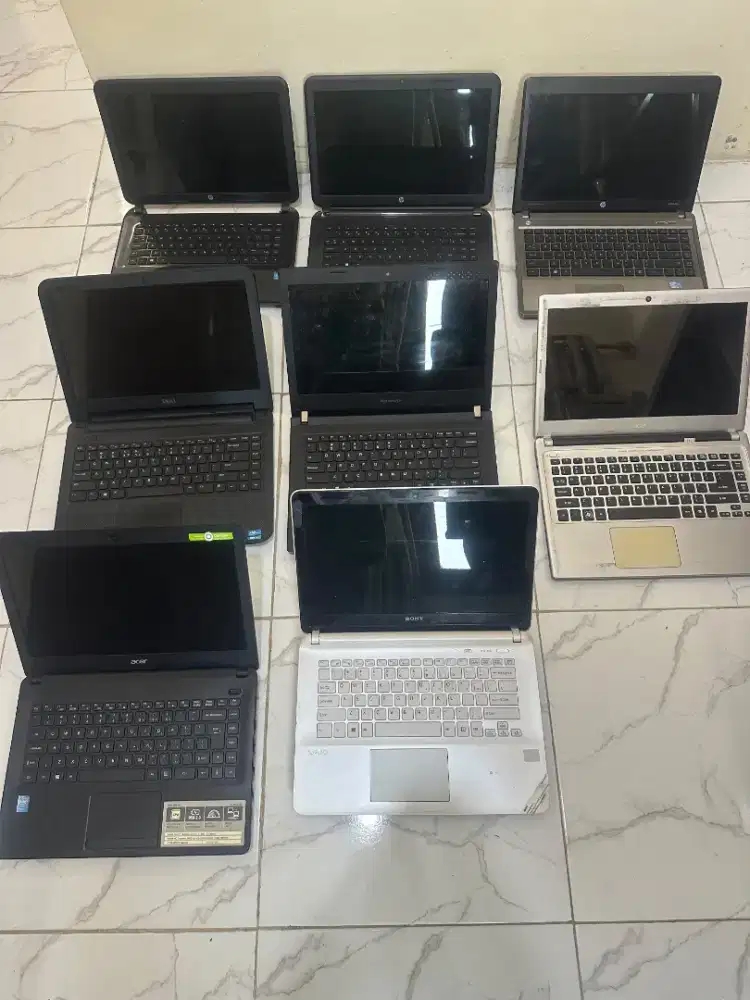 Jual Borong Laptop 8Unit Campur i5/i3 ada yg Hidup ada yg Mati Rud