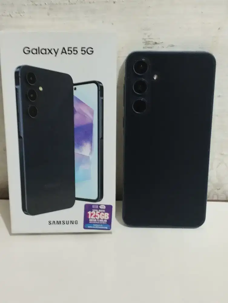 SAMSUNG A55 5G 8/256 FULLSET MULUS LIKE NEW GARANSI SEIN