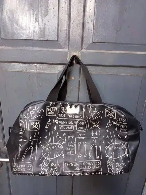 Tas Duffle Bag Jean-Michel Basquiat Original Art Collab | Tas Travel