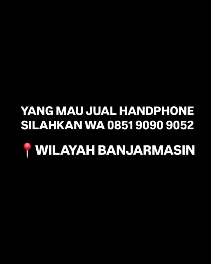 Membeli handphone second lengkap