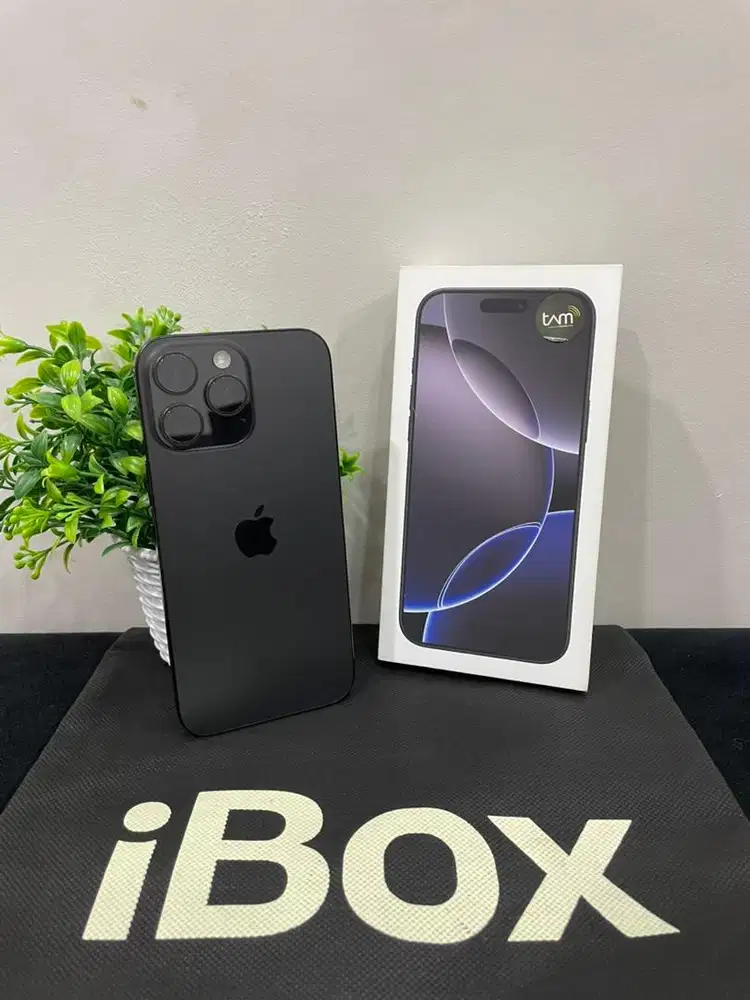 IPhone 16 ProMax 256GB iBox Black Titanium Fullset BH 89% 3Utool 98
