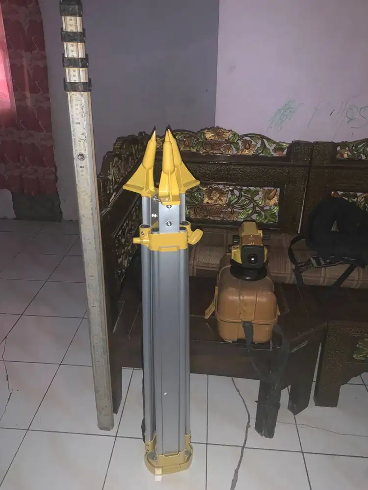 Set alat ukur  AUTOMATIC LEVEL TOPCON ATB4A, TRIPOD, BAK UKUR 5M